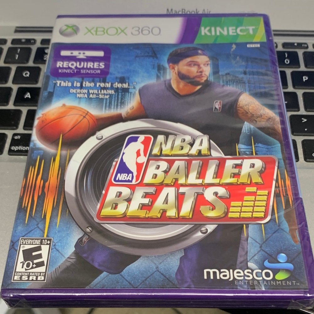 NBA Baller Beats for Microsoft Xbox 360 Kinect NWT